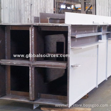 Steel structure building box type beam